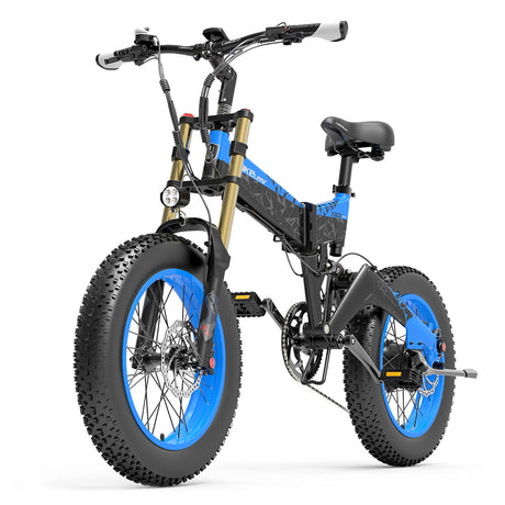 LANKELEISI X3000 Plus Electric Bike 20'' Tires 1000W Motor 48V 17.5Ah Battery