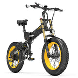 LANKELEISI X3000 Plus Electric Bike 20'' Tires 1000W Motor 48V 17.5Ah Battery