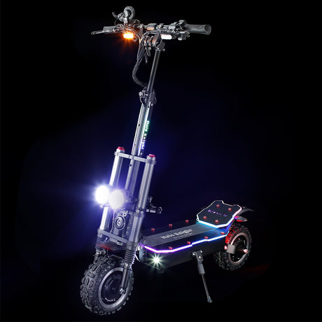 Halo Knight T107 Pro Scooter eléctrico 11'' Neumáticos Batería dual de motores 3000W 60V 38.4Ah