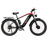 Bicicleta de montaña eléctrica DUOTTS F26 de 26 pulgadas con neumáticos duales de 750 W, batería LG de 48 V 17,5 Ah