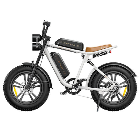 Bicicleta de montaña eléctrica ENGWE M20, neumáticos todoterreno de 20 pulgadas, motor de 750W