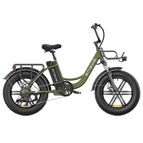 ENGWE L20 Electric Step-Thru Bike 20'' Fat Tires 250W Motor 48V 13Ah Battery