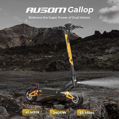 Ausom Gallop Offroad-Elektroroller mit zwei Motoren