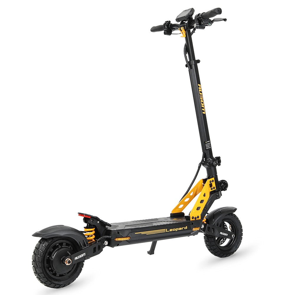 Ausom Leopard Electric Scooter with Seat 10‘’ Tires 1000W 48V 20.8Ah Battery