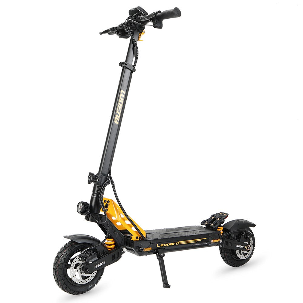 Ausom Leopard Electric Scooter with Seat 10‘’ Tires 1000W 48V 20.8Ah Battery