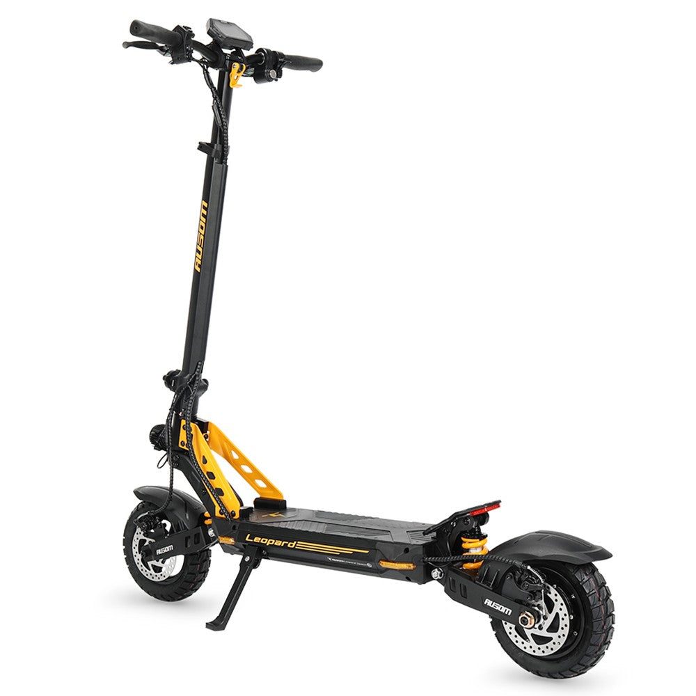 Ausom Leopard Electric Scooter with Seat 10‘’ Tires 1000W 48V 20.8Ah Battery