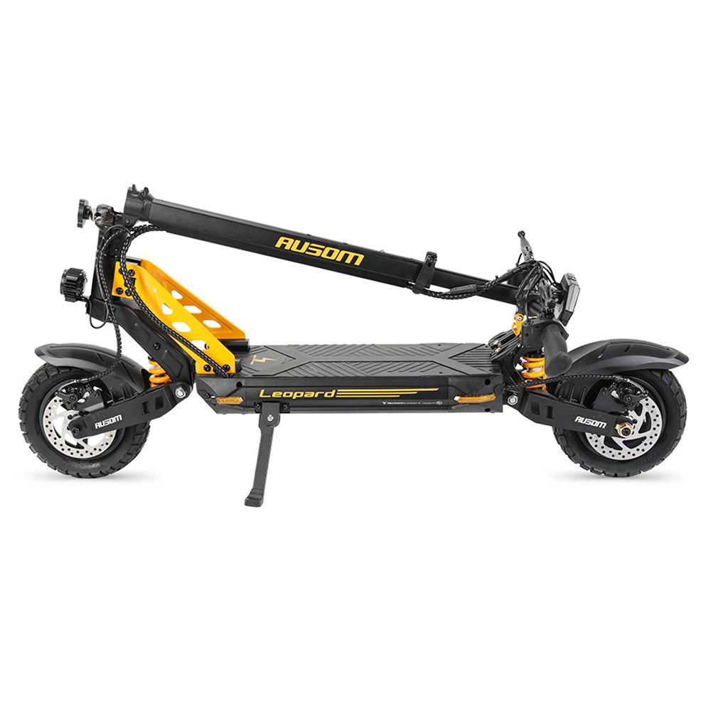 Ausom Leopard Electric Scooter with Seat 10‘’ Tires 1000W 48V 20.8Ah Battery