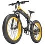 Bezior X1500 Electric Bike 26'' Tires 1500W Motor 48V 12.8Ah Battery