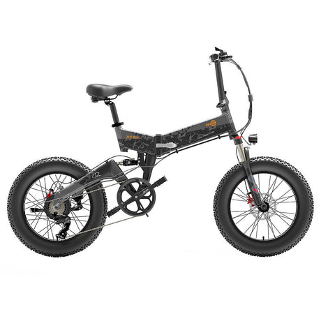 Bezior XF200 Electric Mountain Bike 20'' Fat Tires 1000W 48V 15Ah Battery