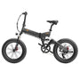 Bezior XF200 Electric Mountain Bike 20'' Fat Tires 1000W 48V 15Ah Battery