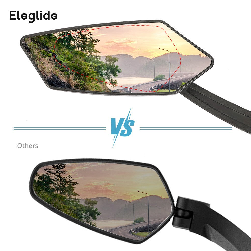 Bike Rearview Mirror, 360° Adjustable