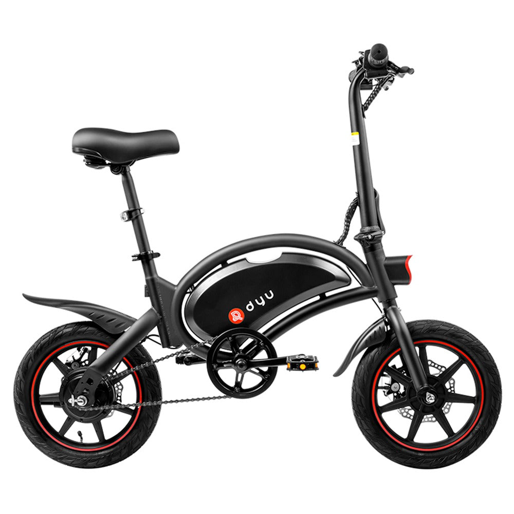 DYU D3F Electric City Bike 14'' Tires 240W Motor 36V 10Ah Battery