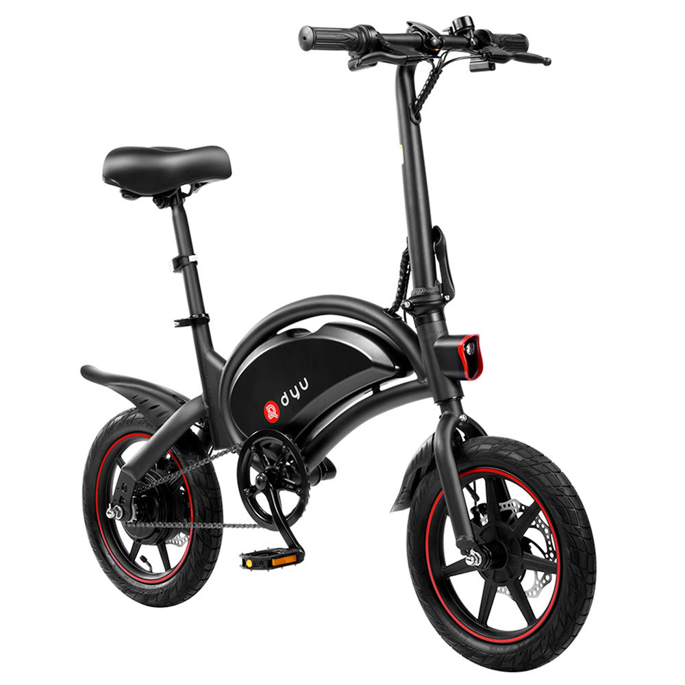 DYU D3F Electric City Bike 14'' Tires 240W Motor 36V 10Ah Battery