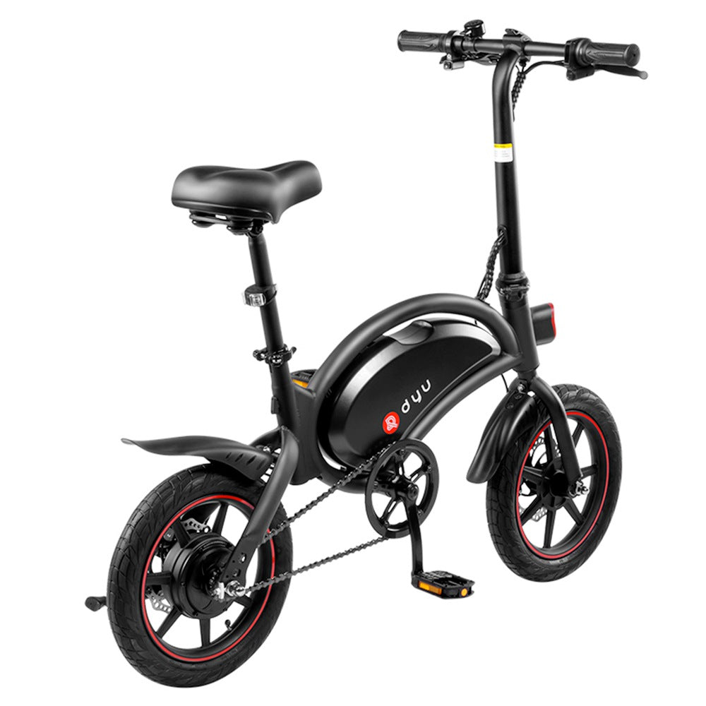 DYU D3F Electric City Bike 14'' Tires 240W Motor 36V 10Ah Battery