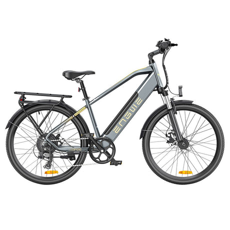 Bicicleta eléctrica para desplazamientos ENGWE P26, neumáticos de 26 pulgadas, motor de 250W, batería de 36V y 17Ah