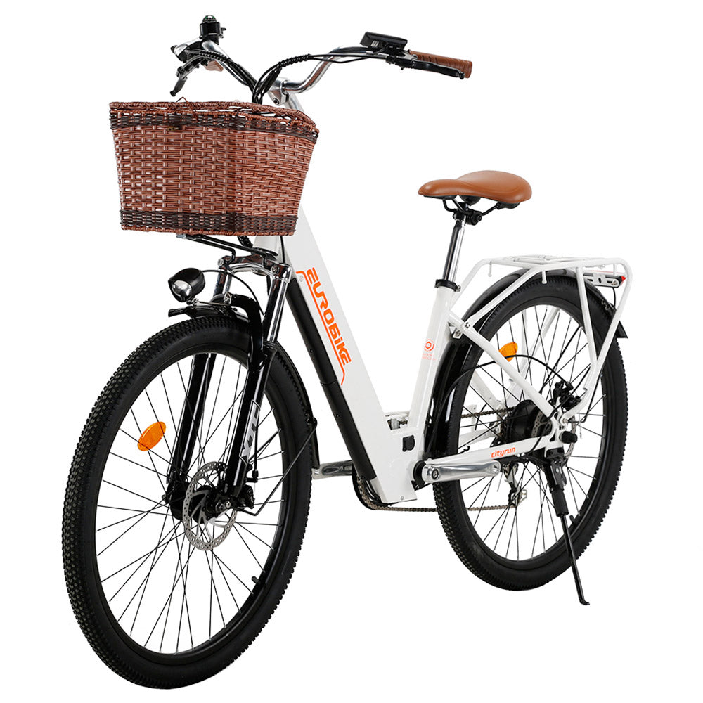 EUROBIKE Cityrun Electric Bike 250W Motor 36V 10Ah Battery