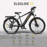 Eleglide T1 Electric Trekking Bike 27.5'' Tires 250W Motor 36V 13Ah Battery
