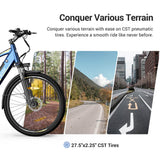 Eleglide C1 Electric Trekking Bike 27.5'' 250W Mid-Drive Motor 36V 14.5Ah Battery