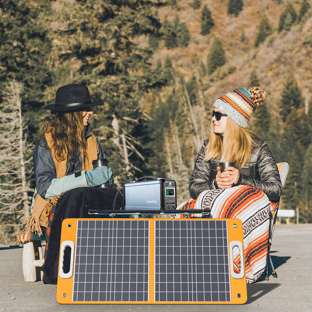 Flashfish TSP 18V 60W Foldable Solar Panel - OOLACTIVE