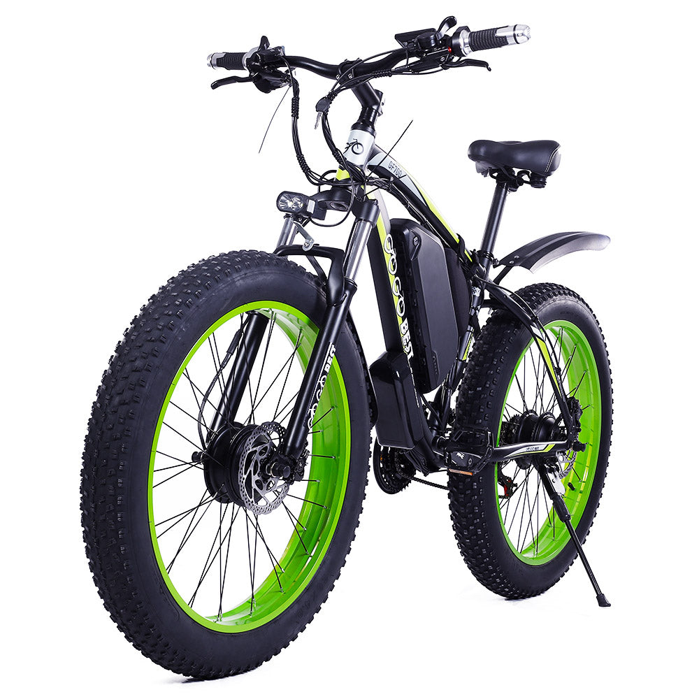 GOGOBEST GF700 Electric Bike 26'' Tires Dual 500W Motors 48V 17.5Ah Battery
