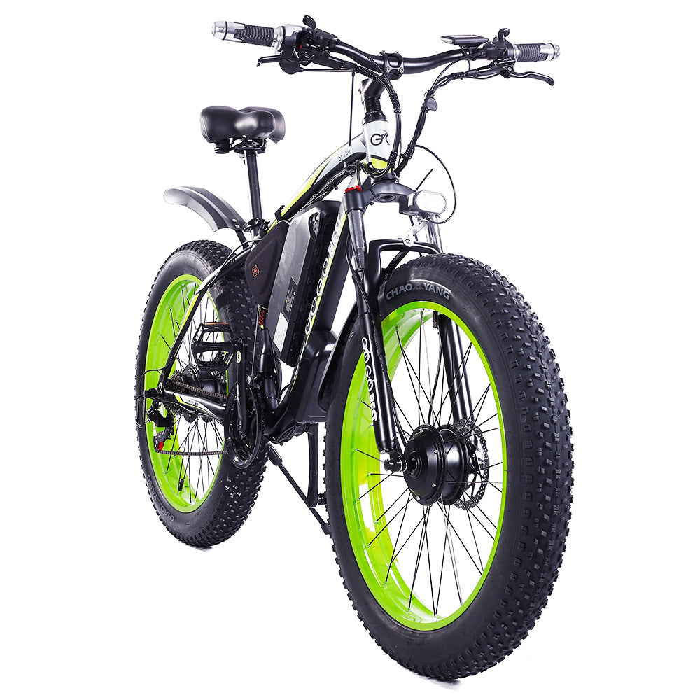 GOGOBEST GF700 Electric Bike 26'' Tires Dual 500W Motors 48V 17.5Ah Battery