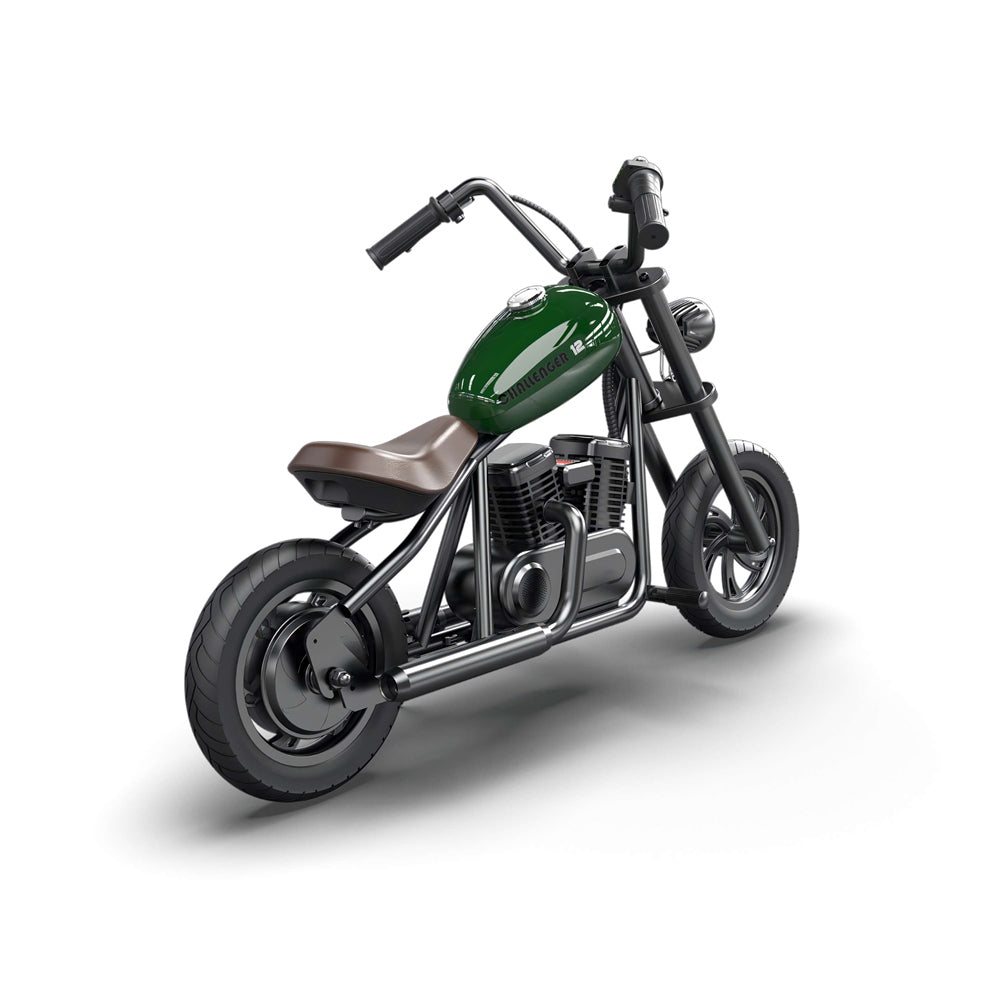 HYPER GOGO Challenger 12 Electric Motorcycle 12" Tires 160W 24V 5.2Ah Battery