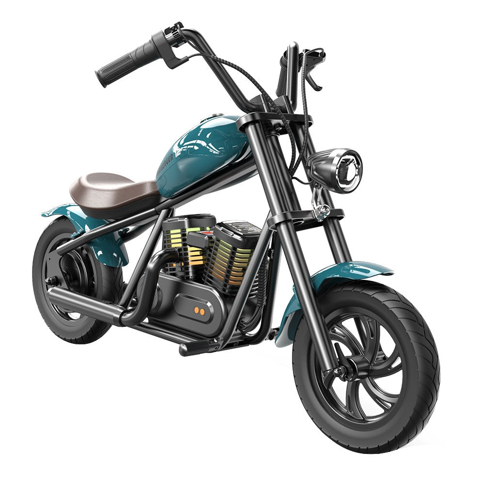HYPER GOGO Challenger 12 Plus Electric Motorcycle for Kids with Bluetooth Speaker
