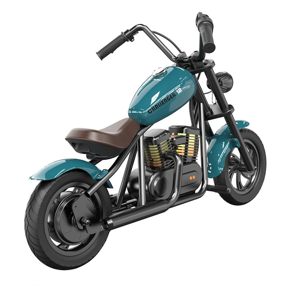 HYPER GOGO Challenger 12 Plus Electric Motorcycle for Kids with Bluetooth Speaker