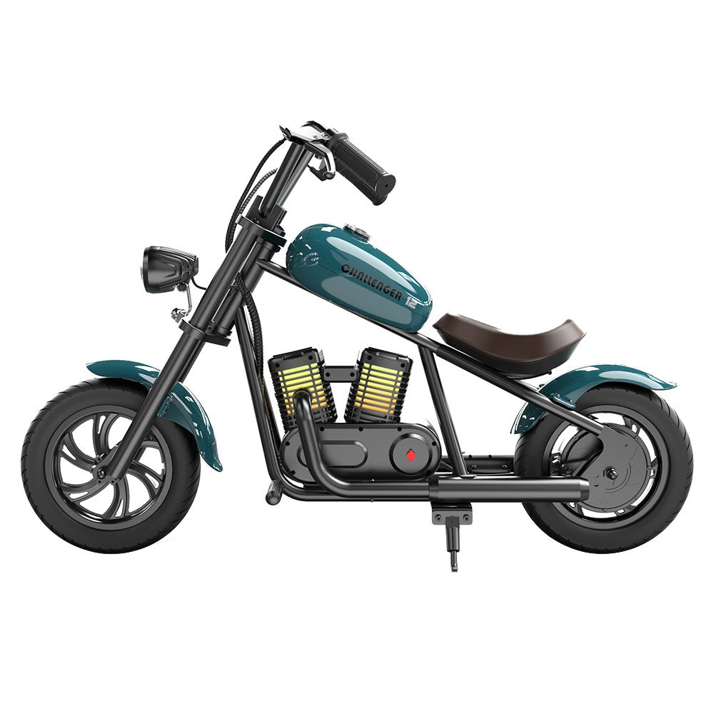 HYPER GOGO Challenger 12 Plus Electric Motorcycle for Kids with Bluetooth Speaker