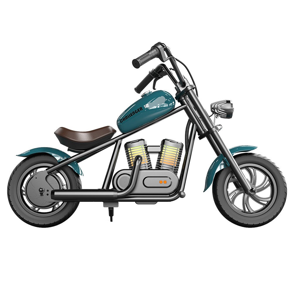 HYPER GOGO Challenger 12 Plus Electric Motorcycle for Kids with Bluetooth Speaker