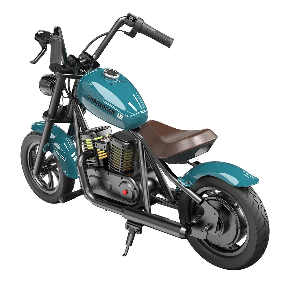 HYPER GOGO Challenger 12 Plus Electric Motorcycle for Kids with Bluetooth Speaker