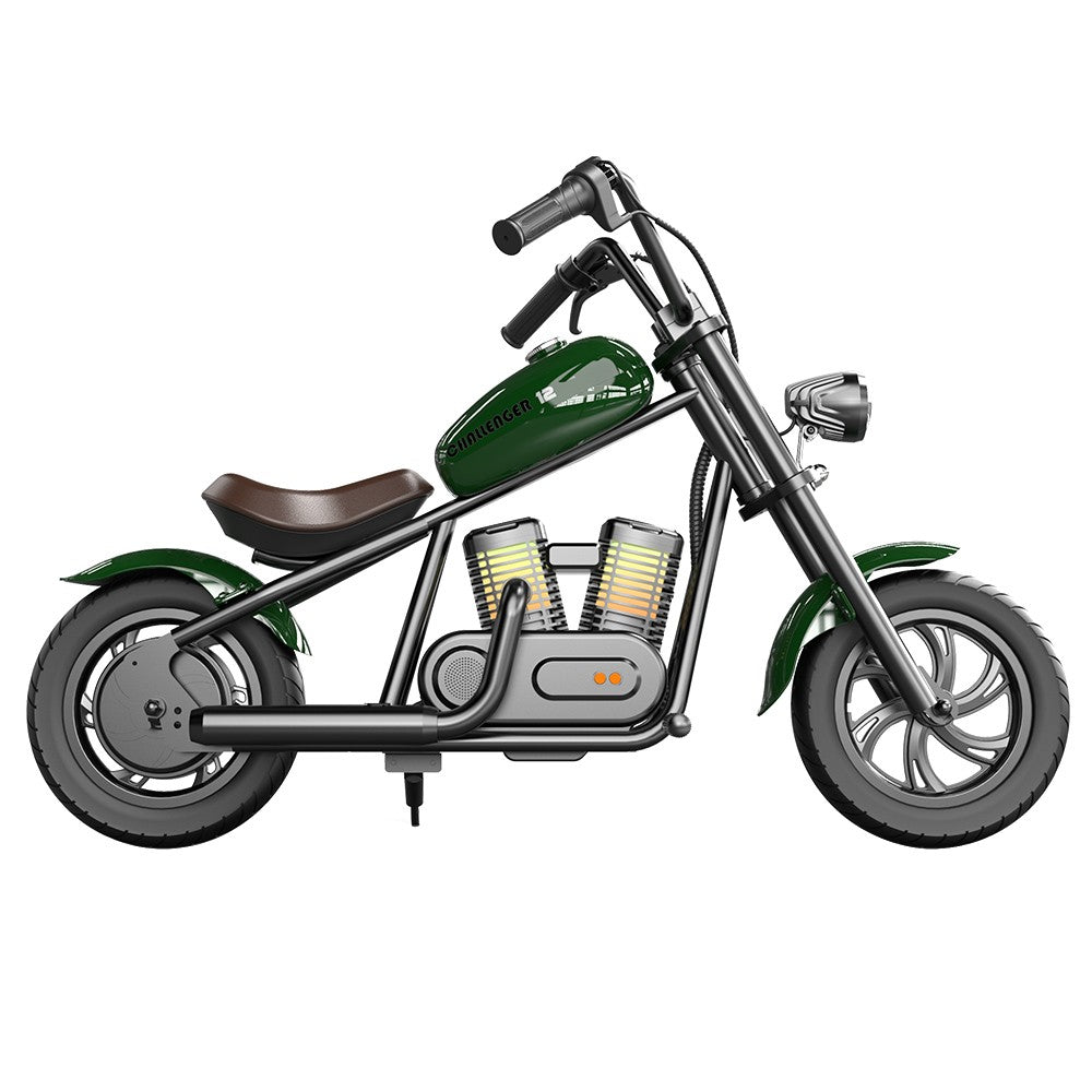 HYPER GOGO Challenger 12 Plus Electric Motorcycle for Kids with Bluetooth Speaker