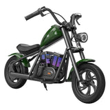 HYPER GOGO Cruiser 12 Plus Electric Motorcycle for Kids 12'' 160W Motor 5.2Ah Battery