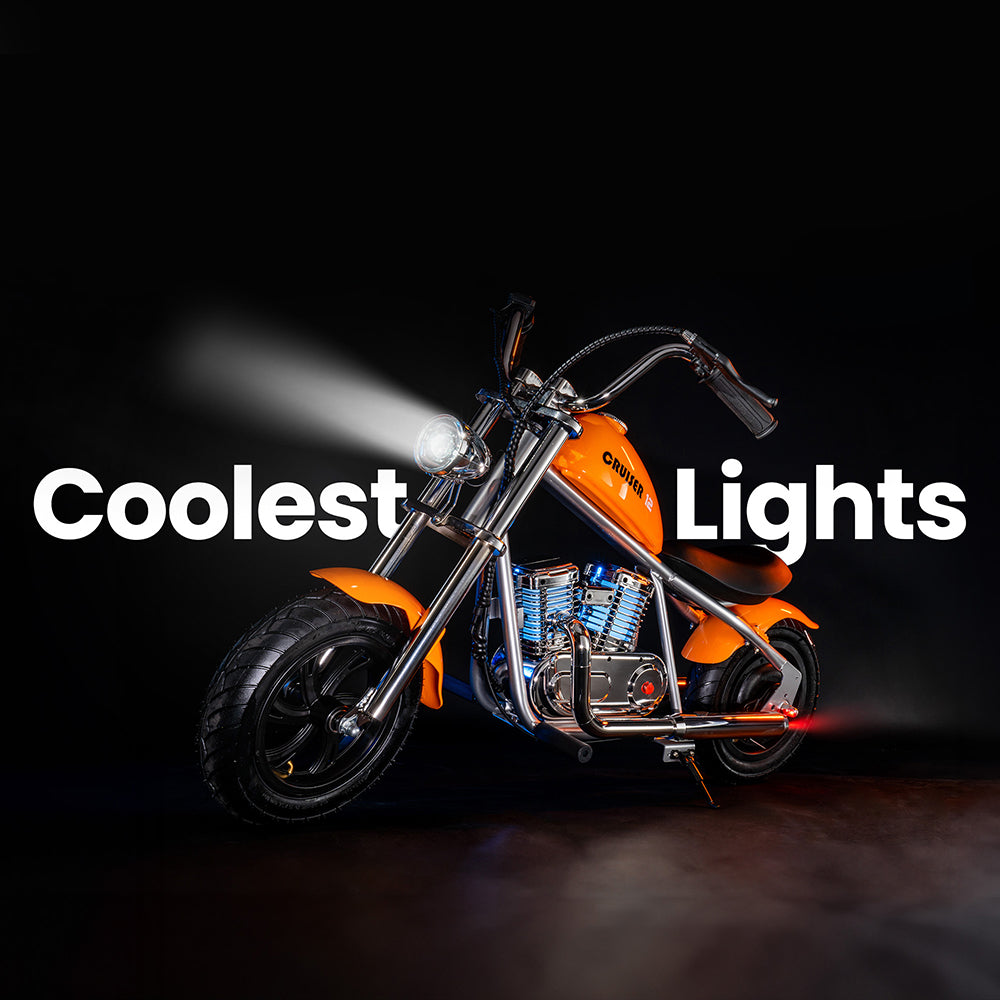 HYPER GOGO Cruiser 12 Plus with APP Electric Motorcycle 12" 160W Motor 5.2Ah Battery
