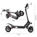 Halo Knight T108 Electric Scooter 10'' Tires Dual 1000W Motors 52V 28.8Ah Battery