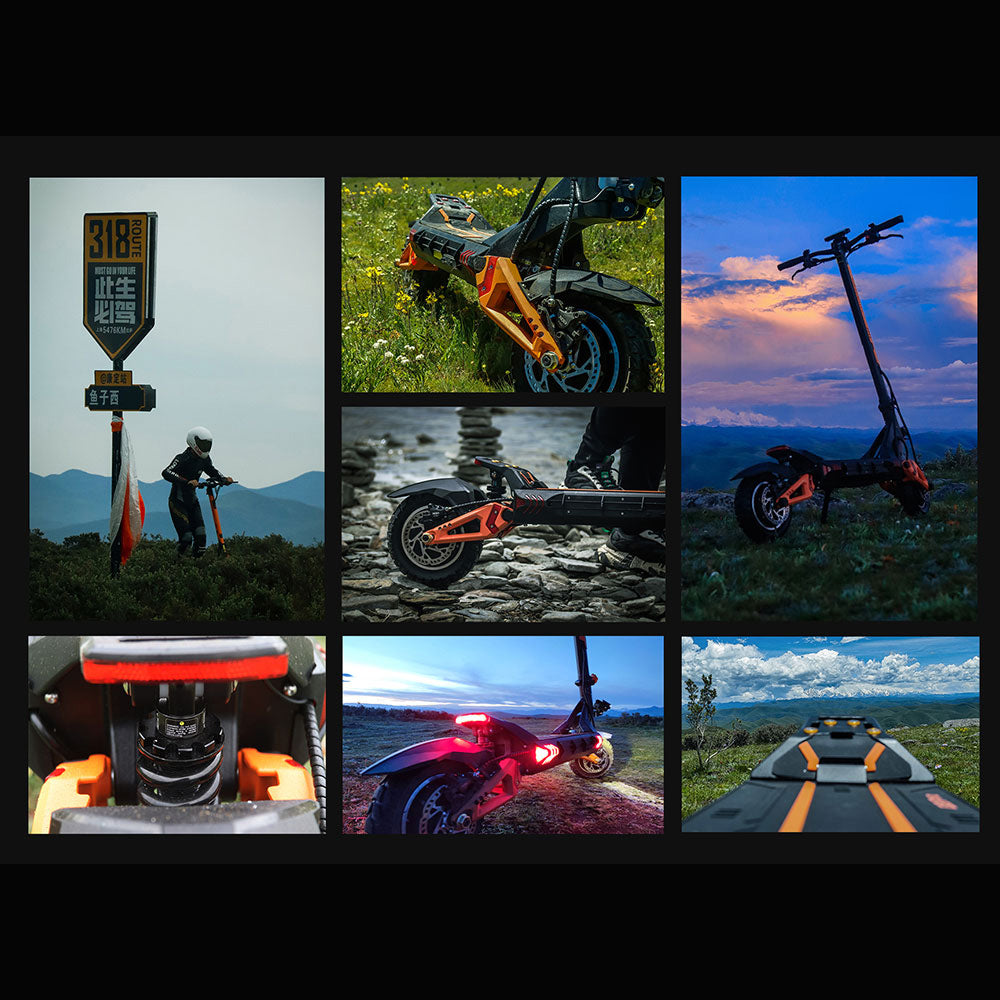 KuKirin G3 Pro Electric Scooter 10" Tires Dual 1200W Motors 52V 23.2Ah Battery