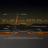 KuKirin G3 Pro Electric Scooter 10" Tires Dual 1200W Motors 52V 23.2Ah Battery