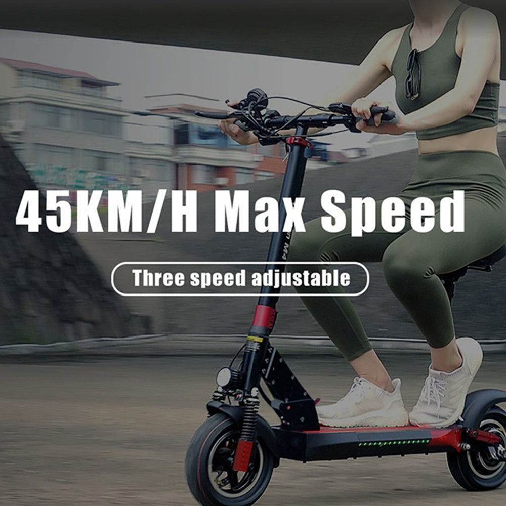 KuKirin M4 Electric Scooter with Seat 10'' Tires 500W Motor 48V 12.5Ah Battery