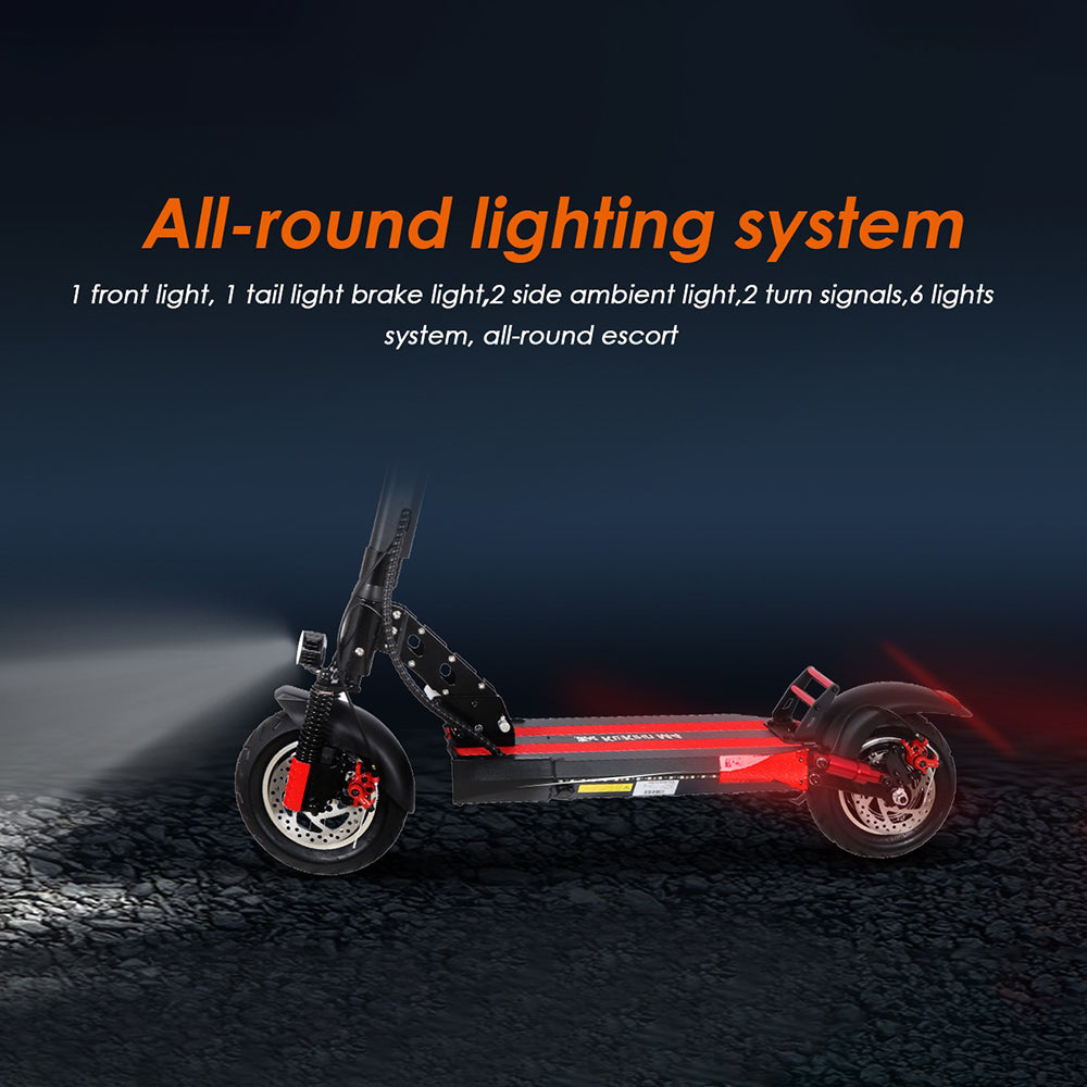 KuKirin M4 Electric Scooter with Seat 10'' Tires 500W Motor 48V 12.5Ah Battery