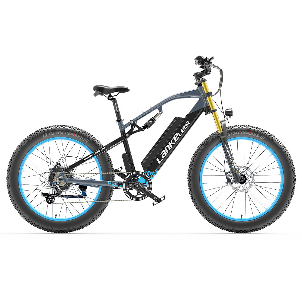 LANKELEISI RV700 Electric Bike 26'' Tires 1000W Motor 48V 16Ah Battery