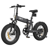PVY Turbo Electric Bike 20" Fat Tires 250W Motor 48V 13Ah Battery
