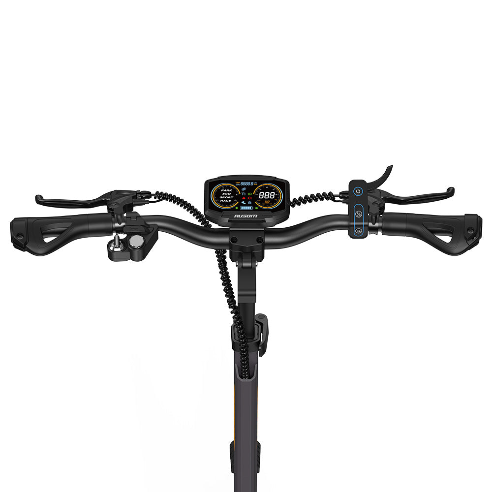 Patinete eléctrico Ausom L1, motor único de 800 W, neumáticos de 10", batería de 48 V y 15,6 Ah