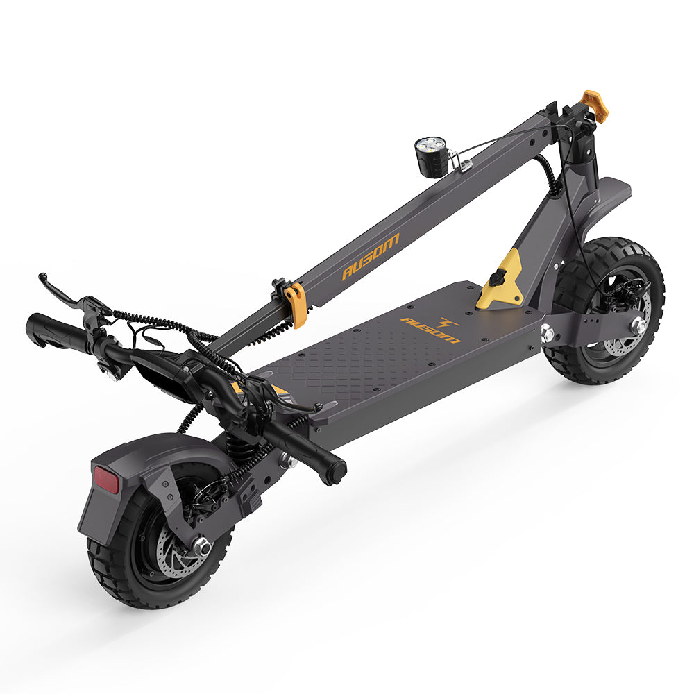 Patinete eléctrico Ausom L1, motor único de 800 W, neumáticos de 10", batería de 48 V y 15,6 Ah