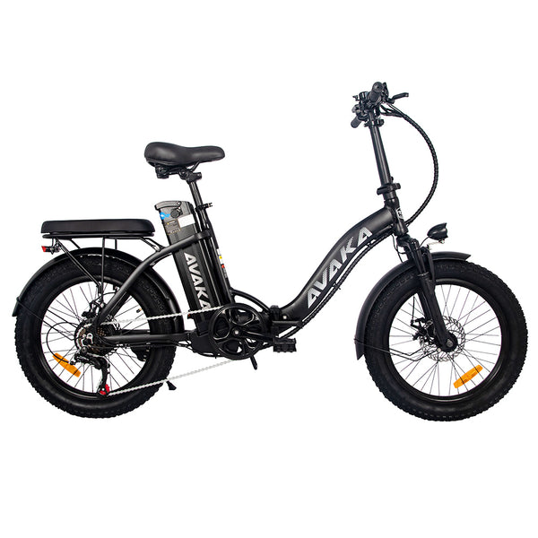 AVAKA BZ20 Plus Electric Bike 20" Tires Spoke Wheels 500W Motor 48V 18.2Ah Battery