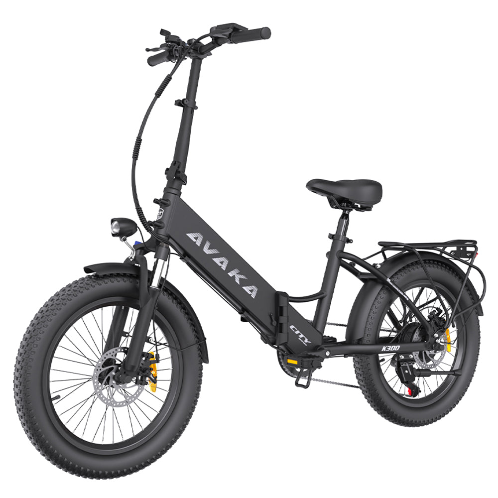 AVAKA K300 Electric Bike 20" Fat Tires 350W Motor 36V 16Ah Battery