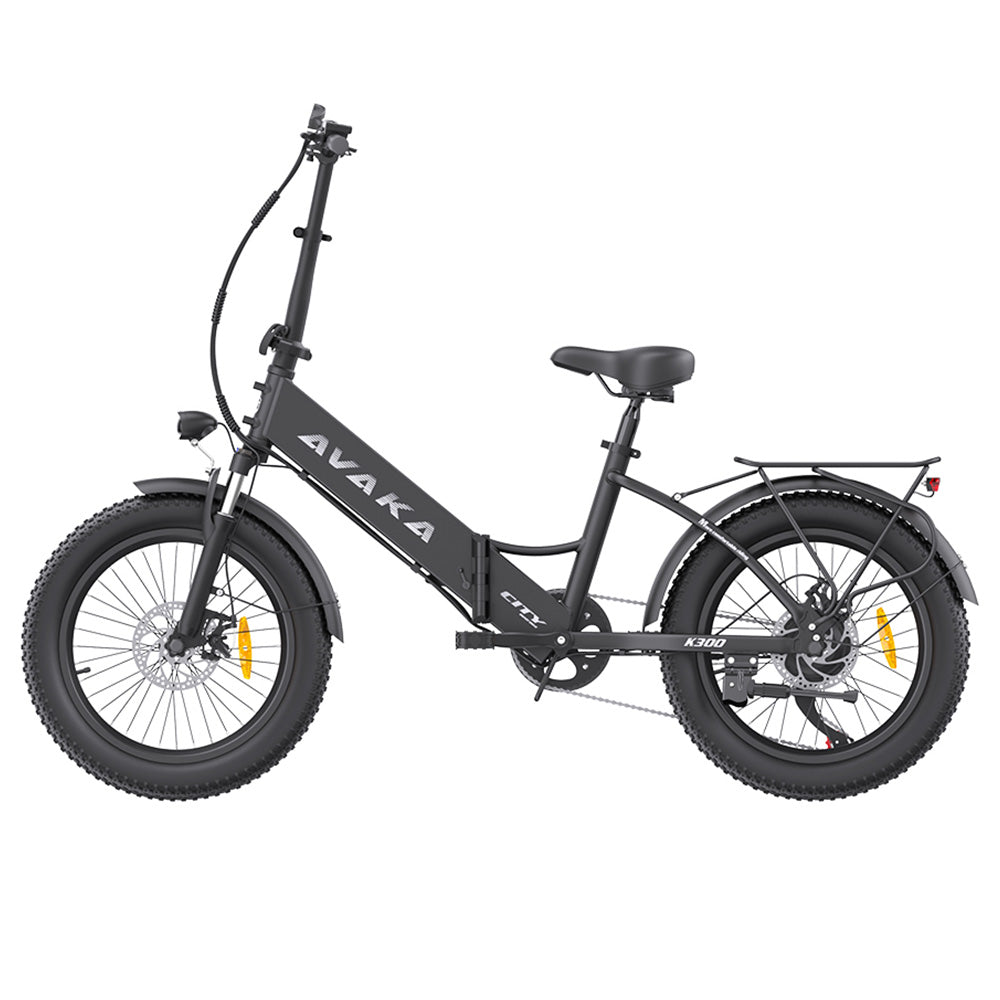 AVAKA K300 Electric Bike 20" Fat Tires 350W Motor 36V 16Ah Battery