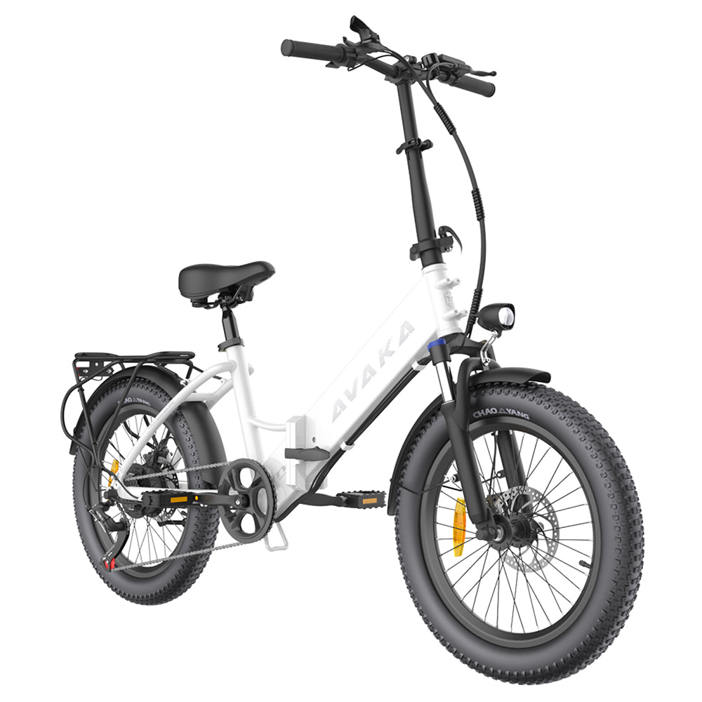AVAKA K300 Electric Bike 20" Fat Tires 350W Motor 36V 16Ah Battery