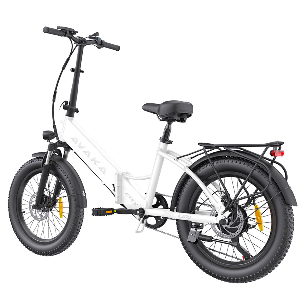 AVAKA K300 Electric Bike 20" Fat Tires 350W Motor 36V 16Ah Battery
