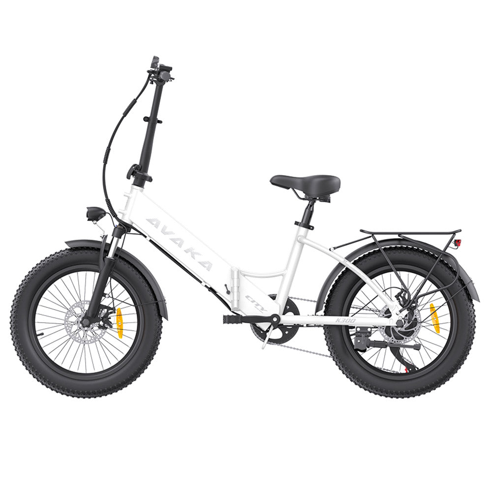 AVAKA K300 Electric Bike 20" Fat Tires 350W Motor 36V 16Ah Battery
