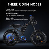 Z8 Electric Mountain Bike 20'' Fat Tires 500W Motor 48V 15Ah Battery